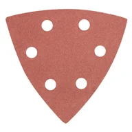 Materiały ścierne - Papier ścierny delta na rzep 93 x 93 mm K 240, 5 szt,, z otworami GRAPHITE - miniaturka - grafika 1
