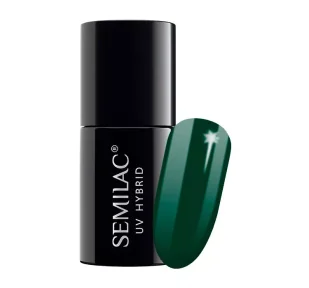 Semilac SEMILAC 309 PINE GREEN Lakier hybrydowy 7ml - Lakiery hybrydowe - miniaturka - grafika 1