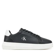 Sneakersy męskie - Sneakersy Calvin Klein Jeans Chunky Cupsole Lth Mg Tc YM0YM01198 Czarny - miniaturka - grafika 1