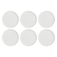 Talerze - LA PORCELLANA BIANCA ESSENZIALE GOURMET Zestaw 6 talerzy obiadowych 17 cm - miniaturka - grafika 1