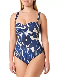 Stroje kąpielowe - Triumph Women's Summer Allure OPD kostium kąpielowy, połączenie Blue-Light Combination, 40B, Blue - Light Combination, 40 - grafika 1