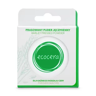 Ecocera Prasowany puder jęczmienny 10g 44124-uniw - Pudry do twarzy - miniaturka - grafika 1