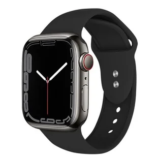 CRONG Pasek Liquid do Apple Watch 38/40/41 mm (czarny) - Akcesoria do zegarków - miniaturka - grafika 1