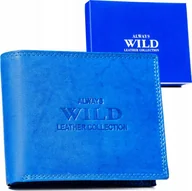 Portfele - Always Wild Duży portfel męski ze skóry naturalnej w orientacji poziomej - Always Wild NoSize - miniaturka - grafika 1