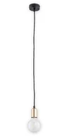 Lampy sufitowe - Lemir Maris lampa wisząca 1-punktowa czarna/miedź O2751 W1 CZA + MIE O2751 W1 CZA + MIE - miniaturka - grafika 1