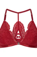 Biustonosze - Hunkemöller Trójkątny biustonosz bralette Whitney Czerwony - miniaturka - grafika 1