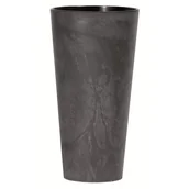 Donice - Prosperplast Donica wysoka betonowa Tubus Slim śr.25cm plastikowa antracyt - miniaturka - grafika 1