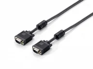 Kable komputerowe i do monitorów - Impakt KABEL VGA M/M 5M +FERRYT CZARNY EQUIP - miniaturka - grafika 1