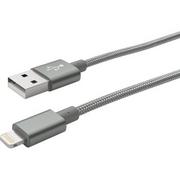 Kable komputerowe i do monitorów - Natec Kabel USB Lightning NKA-1538 1.5 m Szary - miniaturka - grafika 1