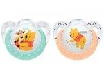 Smoczki uspokajające - Nuk Smoczek Uspokajający Kubuś Orange 2szt 6-18m 736204 - miniaturka - grafika 1
