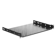 Szafy rack - NetRack Półka do szafy 19'' 1U/300mm, czarny 119-100-300-012 - miniaturka - grafika 1