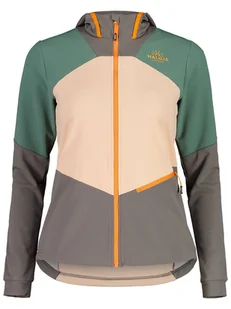 Maloja Kurtka hybrydowa "MarlingM" w kolorze szaro-pomarańczowo-zielonym - Kurtki i kamizelki sportowe damskie - miniaturka - grafika 1