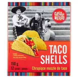 Taco shells, muszle do taco 150g - Casa de Mexico - Zdrowa żywność - miniaturka - grafika 1