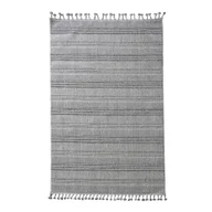 Dywany - Dywan z frędzlami Alicante pętelkowy szaro-brązowy 120 x 160 cm - miniaturka - grafika 1