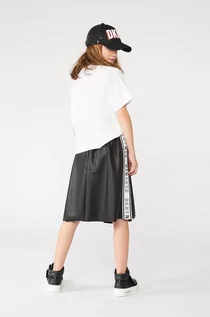 Spódnice - DKNY Spódnica dziecięca kolor czarny midi rozkloszowana - - grafika 1