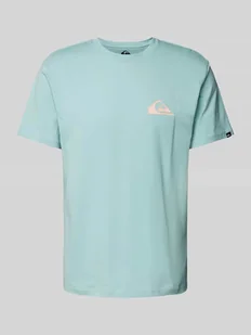 T-shirt z nadrukiem z logo - Koszulki męskie - miniaturka - grafika 1