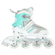 Rolki - Nils EXTREME NH18191 2w1 BIAŁO-NIEBIESKIE ROZM.L(39-43) ŁYŻWOROLKI Z WYM. PŁ. HOKEJOWĄ EXTREME - miniaturka - grafika 1