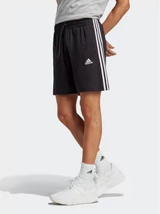 adidas Szorty sportowe Essentials 3-Stripes Shorts IC9378 Czarny Regular Fit - Spodenki damskie - miniaturka - grafika 1