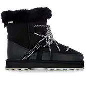 Botki damskie - Buty Emu Australia Blurred W12641BLAK - czarne - miniaturka - grafika 1