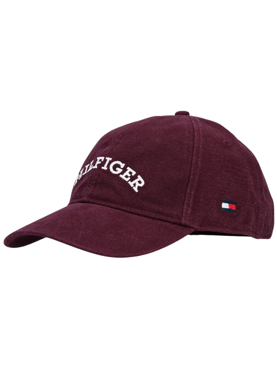 Czapka z daszkiem męska Tommy Hilfiger AM0AM13003 V18 BORDOWY