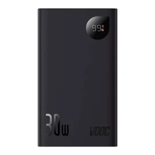 Baseus Adaman2 Powerbank 20000mAh 30W PPAD050001 z wyświetlaczem 2 x USB / 1x USB Typ C Power Delivery Quick Charge SCP czarny - Powerbanki - miniaturka - grafika 2