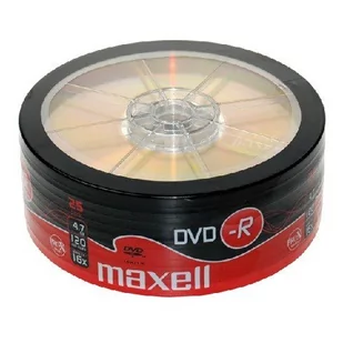 Maxell DVD-R 4.7GB 16x Szpula 25 (275731.40) - Nośniki danych - miniaturka - grafika 1