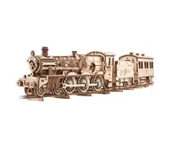 Puzzle - Ugears - 3D drewniane puzzle mechaniczne Harry Potter Ekspres Hogwart - miniaturka - grafika 1