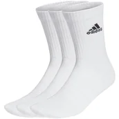 Skarpetki damskie - Skarpety ADIDAS Cushioned Crew 3Pack białe - miniaturka - grafika 1
