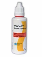 Płyny do soczewek kontaktowych - CONCARE 45ml Płyn do czyszczenia soczewek twardych - miniaturka - grafika 1