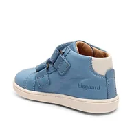 Buty dla dziewczynek - Bisgaard Buty dziecięce uniseks Vincent First Walker, niebieski A, 19 EU - miniaturka - grafika 1