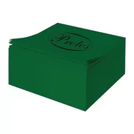 Etykiety samoprzylepne i bloki etykiet - Kostka papierowa do origami ciemna zielona Protos - miniaturka - grafika 1