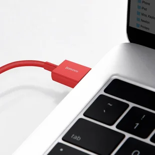Baseus Superior kabel USB - Lightning 2,4 A 1 m czerwony (CALYS-A09) - Kable USB - miniaturka - grafika 7