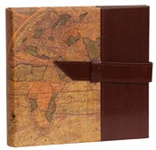 Albumy fotograficzne - Album na 200 zdjęć 10x15 Decor Maps ciemny brąz - miniaturka - grafika 1