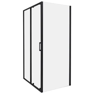 Beliani Kabina prysznicowa YORO 80 x 100 x 185 cm Czarny - Kabiny prysznicowe Beliani Kabina prysznicowa YORO 80 x 100 x 185 cm Czarny - Kabiny prysznicowe - miniaturka - grafika 1