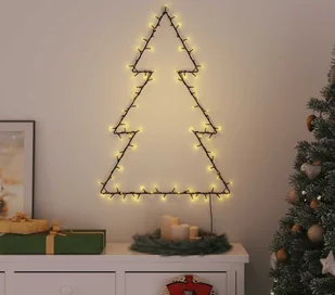 vidaXL Lampki choinkowe sylwetka choinki 115 diod LED - Oświetlenie świąteczne - miniaturka - grafika 1