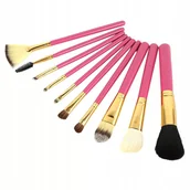 Pędzle do makijażu - TimeTrade, Pędzle do makijażu profesionalny zestaw, 10 sztuk. - miniaturka - grafika 1