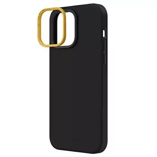 Uniq Etui etui Lino do iPhone 14 Pro Max 6,7" czarny/midnidght black - Etui i futerały do telefonów - miniaturka - grafika 3