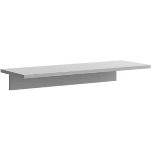 Krótsza półka LAYERS do paneli ściennych, 800 mm, szara - Meble modułowe i akcesoria - miniaturka - grafika 1