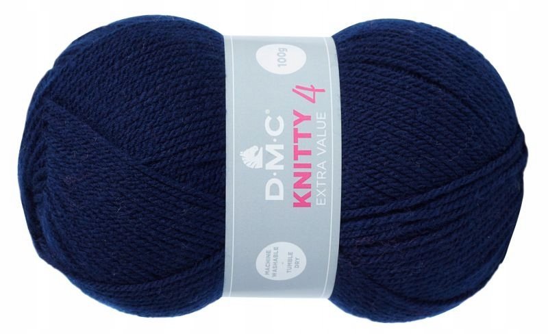 WŁÓCZKA DMC KNITTY 4 KOL. 971 / GRANATOWY