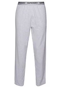 Superdry Recycled Sleepwear Pant Bluza męska, Cozy Light Grey Marl, M - Bluzy męskie - miniaturka - grafika 1