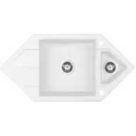Zlewozmywaki - Deante Hexon ZQPA653 alabaster - miniaturka - grafika 1