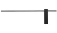 Lampy ścienne - Nowoczesny smukły kinkiet MOTIVE LED M 11W 80cm czarny - miniaturka - grafika 1