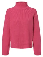 Swetry damskie - Marc O'Polo Sweter damski Kobiety dzianina grubo tkana wyrazisty róż jednolity, S - miniaturka - grafika 1