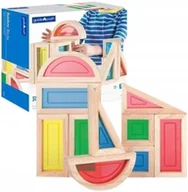 Zabawki sensoryczne - Tęczowe klocki / Guide craft - miniaturka - grafika 1