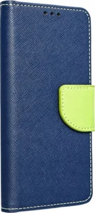 OEM Kabura FANCY Book do XIAOMI Redmi Note 13 Pro 4G granatowo limonkowy - Etui i futerały do telefonów - miniaturka - grafika 1