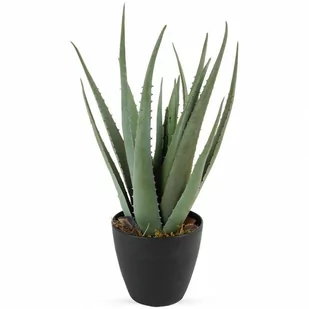 Sztuczna roślina w doniczce dekoracyjna aloes 42 cm kod: O-569447 - Sztuczne kwiaty - miniaturka - grafika 1