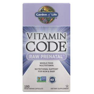 GARDEN OF LIFE GARDEN OF LIFE Vitamin Code Raw Prenatal 180vegcaps - Witaminy i minerały dla sportowców GARDEN OF LIFE GARDEN OF LIFE Vitamin Code Raw Prenatal 180vegcaps - Witaminy i minerały dla sportowców - miniaturka - grafika 1