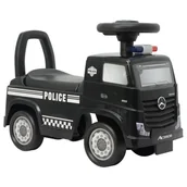 Jeździki dla dzieci - Milly Mally Pojazd Mercedes-Benz Actros Police Black - miniaturka - grafika 1