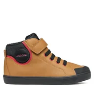 Buty dla chłopców - Sneakersy Geox J Gisli Boy J465CC 0MEFU C2G9B S Brązowy - miniaturka - grafika 1
