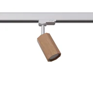 Lampy sufitowe - Sufitowa lampa 3-faz do systemu szynowego ZEKE MYL.00185 drewniana biała - miniaturka - grafika 1